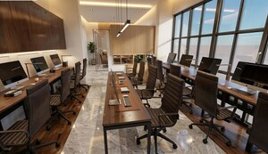 Team Area in  Office Space at Shivam IT Park, Wagle Industrial Estate – for Rent