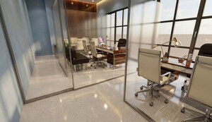 Team Area in  Office Space at Shivam IT Park, Wagle Industrial Estate – for Rent