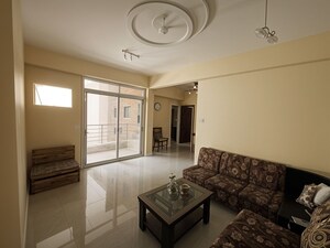 Living Room in 3 BHK Apartment at Keltech Golf Greens, Dundahera – for Sale