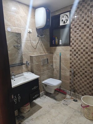 Bathroom in 3 BHK Builder Floor at Malviya Nagar – for Rent