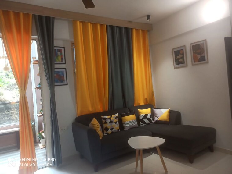 Living Room, highpoint-itrend-homes-phase-2 2 Bedroom 750 Sq.Ft. Apartment In Hinjewadi Pune 10332109
