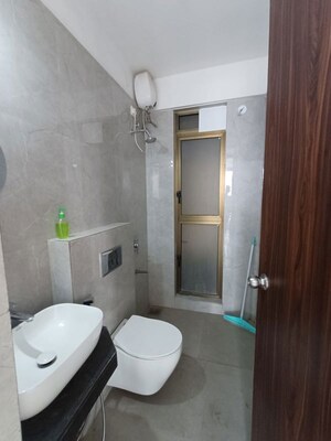 Bathroom in 2 BHK Apartment at Raymond Ten X Habitat, Pokhran Road No Two – for Rent