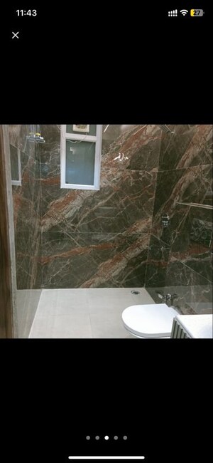 Bathroom in 2 BHK Builder Floor at Manimajra – for Rent