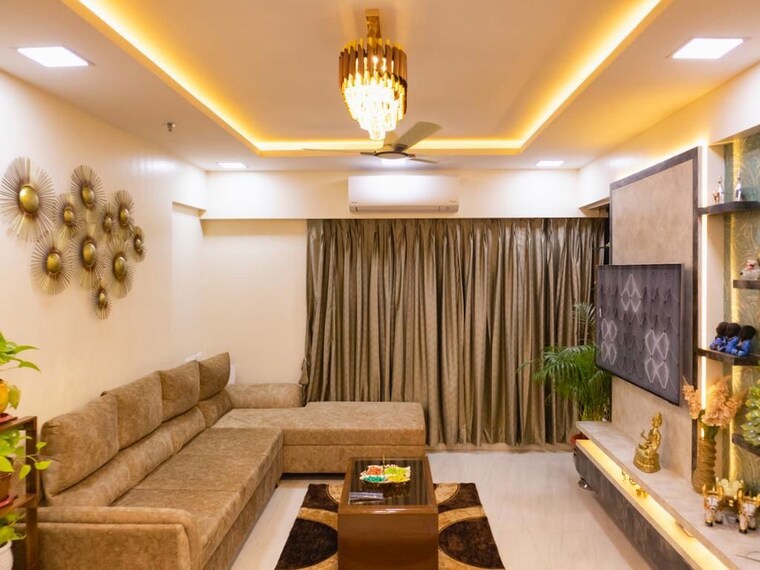 Living Room, safal-sai 2 Bedroom 750 Sq.Ft. Apartment In Chembur Mumbai 10332235