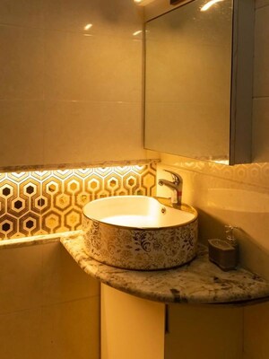 Bathroom in 2 BHK Apartment at Safal Sai, Chembur – for Rent