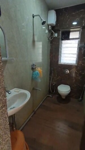 Bathroom in 1 BHK Apartment at Avant Hillway, Goregaon East – for Rent