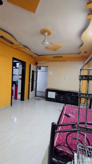 Living Room in 1 RK Apartment at Chatrapati Shivaji Raje Complex, Kandivali West – for Rent