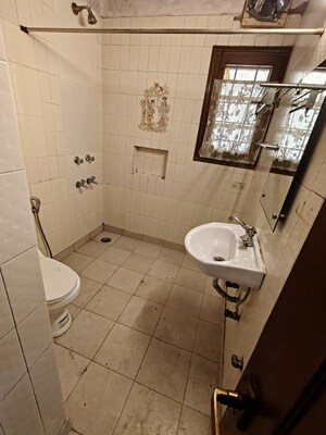 Bathroom in 3 BHK Apartment at Vasant Kunj – for Rent