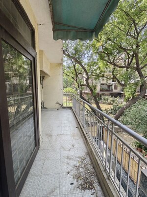 Balcony in 3 BHK Apartment at Vasant Kunj – for Rent