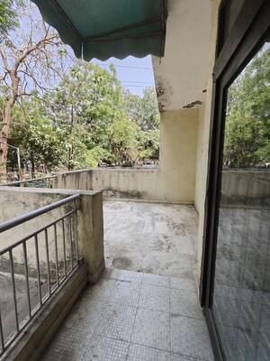 Balcony in 3 BHK Apartment at Vasant Kunj – for Rent