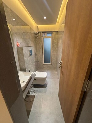 Bathroom in 1 BHK Apartment at Shan Windsor, Malad West – for Sale
