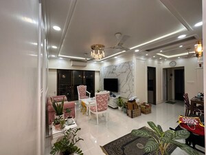 Living Room in 2 BHK Apartment at Acme Ozone, Manpada – for Rent