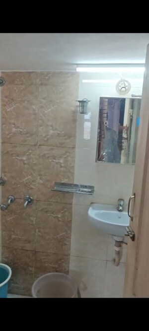 Bathroom in 1 BHK Apartment at Pushpanjali Heights, Owale – for Rent