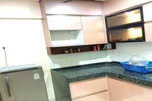 Kitchen in 2 BHK Apartment at Prasun Loreto, Kharadi – for Rent