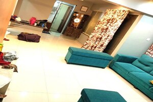 Living Room in 2 BHK Apartment at Prasun Loreto, Kharadi – for Rent