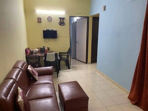 Living Room in 2 BHK Apartment at Shrachi Greenwood Elements, Rajarhat New Town – for Rent