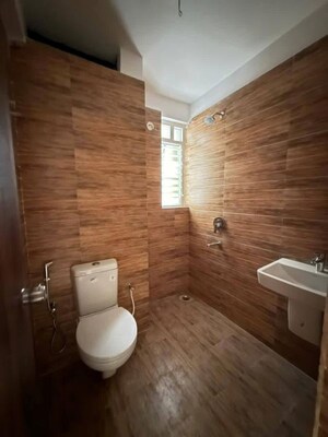 Bathroom in 3 BHK Apartment at Magnolia Signature, Rajarhat – for Rent