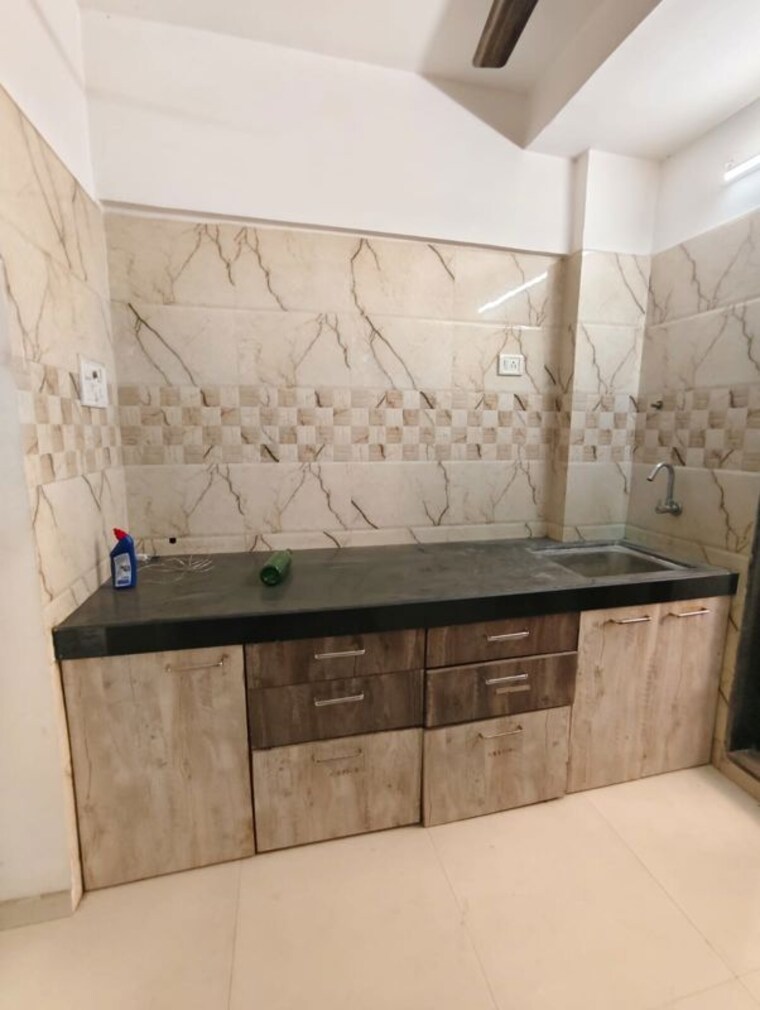Kitchen, sai-gangat-apartment 1 Bedroom 400 Sq.Ft. Apartment In Kasarvadavali Thane 10332499