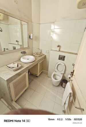 Bathroom in 4 BHK Builder Floor at Greater Kailash I – for Rent