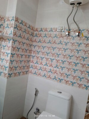 Bathroom in 1 BHK Builder Floor at Sant Nagar – for Rent