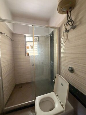 Bathroom in 3 BHK Apartment at Regency Cosmos Garden, Baner – for Rent