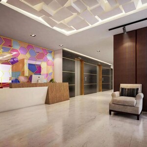 Living Room in 3 BHK Apartment at Rishi Pranaya Phase I, Rajarhat New Town – for Rent