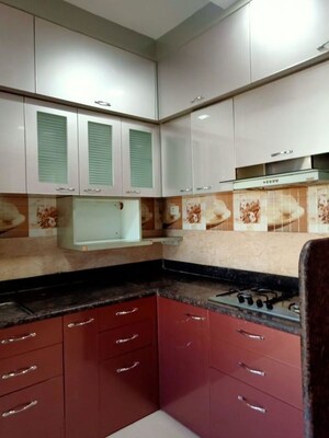 Kitchen in 2 BHK Apartment at Paradise Sai Spring, Kharghar Sector 35g – for Sale