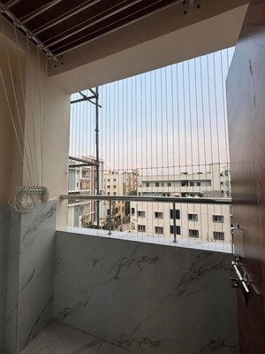Balcony in 3 BHK Apartment at Prestige Beverly Hills, Kokapet – for Rent