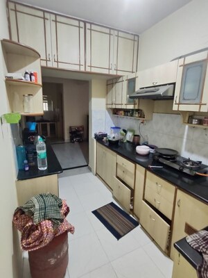 Kitchen in 3 BHK Apartment at CBR Akshaya, Lb Shastri Nagar – for Rent