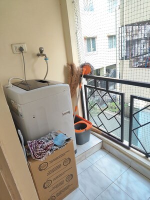 Balcony in 3 BHK Apartment at CBR Akshaya, Lb Shastri Nagar – for Rent