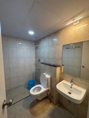 Bathroom in 3 BHK Apartment at TVS Emerald Jardin, Singasandra – for Rent