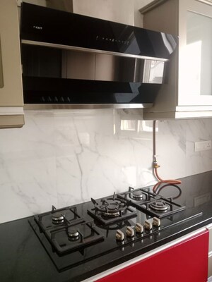 Kitchen in 4 BHK Builder Floor at Green Park Extension – for Rent