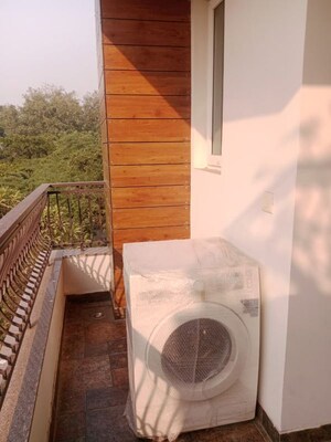 Terrace in 4 BHK Builder Floor at Green Park Extension – for Rent