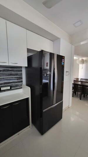 Staircase in 4 BHK Apartment at Sahajanand Oasis, Memnagar – for Rent