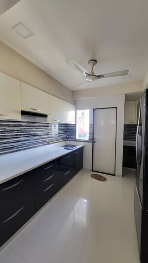 Kitchen in 4 BHK Apartment at Sahajanand Oasis, Memnagar – for Rent