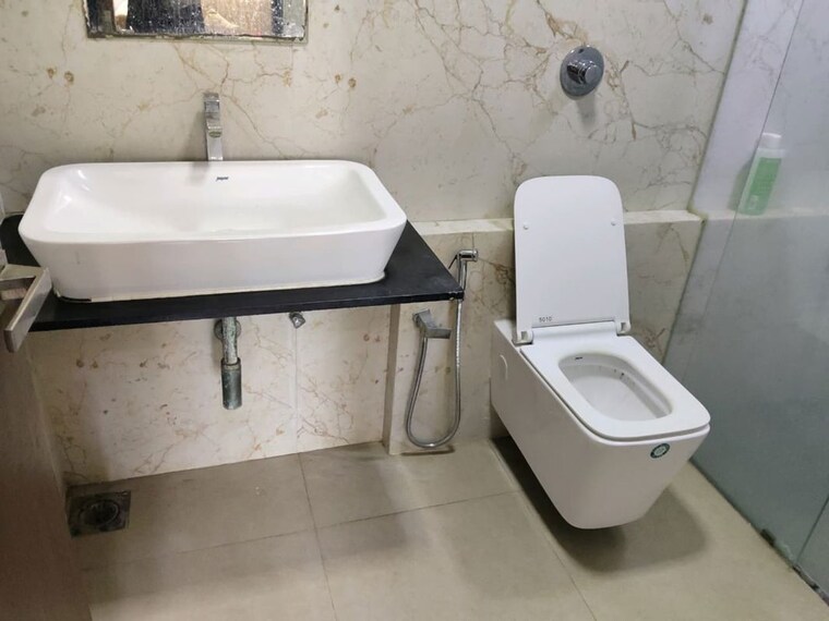 Bathroom, sahajanand-oasis 4 Bedroom 2400 Sq.Ft. Apartment In Memnagar Ahmedabad 10332657