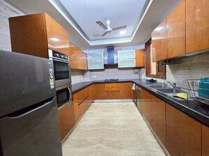 Kitchen in 3 BHK Builder Floor at Greater Kailash I – for Rent
