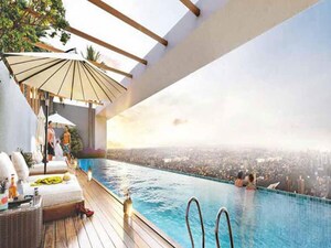 Swimming Pool in 4 BHK Apartment at Mantra Mirari, Koregaon Park – for Sale