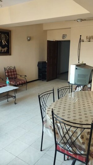 Dining area in 3 BHK Apartment at Hiland Park – for Rent