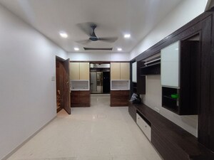 Living Room in 1 BHK Apartment at Baba Solitaire, Vashi Sector 26 – for Rent