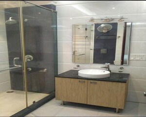 Bathroom in 3 BHK Builder Floor at Green Park Extension – for Rent