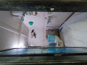 Bathroom in 1 BHK Apartment at Aabhirup Apartment, Kopar Khairane – for Rent