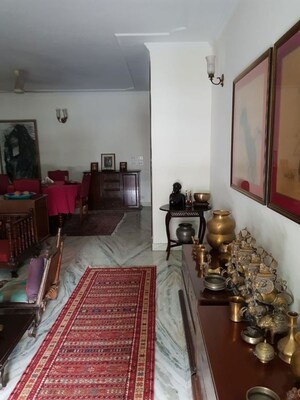 Living Room in 4 BHK Builder Floor at Greater Kailash I – for Rent