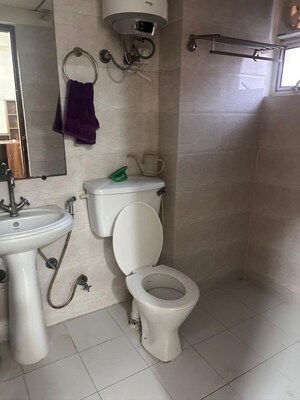 Bathroom in 1 RK Apartment at Assotech Windsor Court, Sector 78 – for Rent