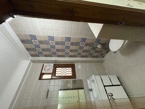 Bathroom in 3 BHK Builder Floor at Kalkaji – for Rent