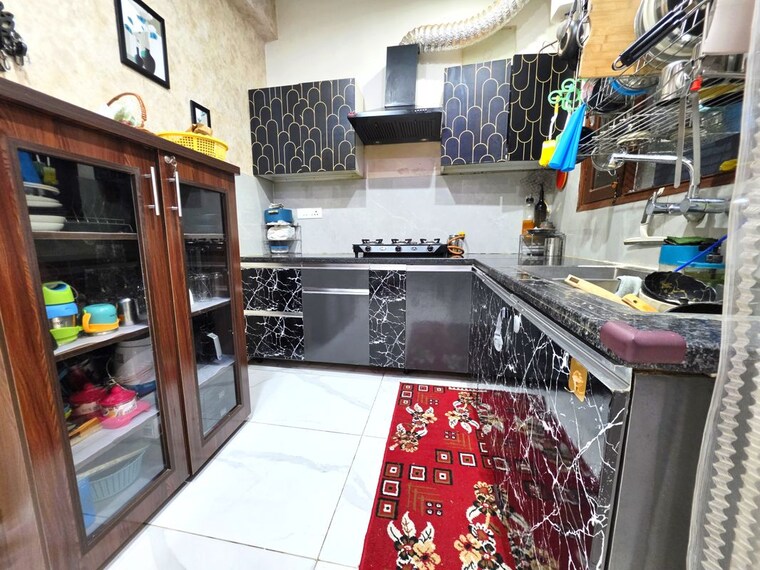 Kitchen, motia-blue-ridge 3 Bedroom 1350 Sq.Ft. Apartment In Dhakoli Zirakpur 10332875