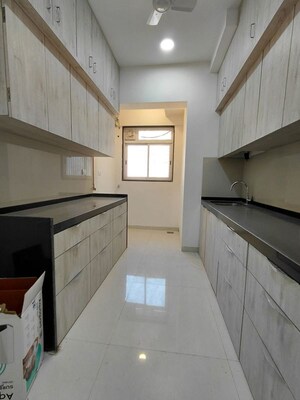 Kitchen in 3 BHK Apartment at Runwal Nirvana, Parel – for Rent