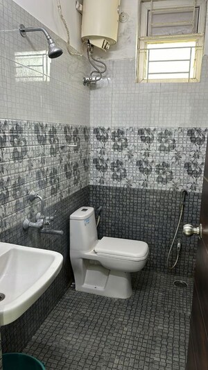 Bathroom in 2 BHK Builder Floor at Sriram Nagar – for Rent