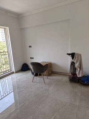 Living Room in 1 BHK Apartment at Crescent Silverwoods, Powai – for Rent