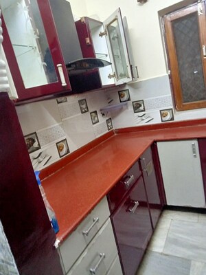 Kitchen in 2 BHK Villa at Aliganj – for Rent